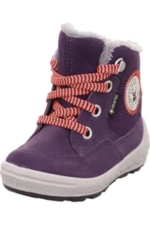 Superfit Mädchen GROOVY warm gefütterte Gore-Tex Stiefel, LILA/ORANGE 8500