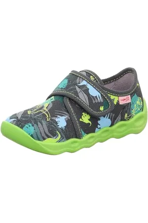 Superfit Jungen BUBBLE Hausschuhe, GRAU/MEHRFARBIG 2010