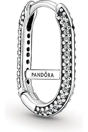 PANDORA ME Pavé Link-Ohrring aus Sterling- mit Cubic Zirkonia, Kompatibel mit ME Armbänder, Höhe: 17mm, 299682C01