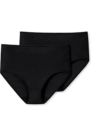 Schiesser Damen 2 PACK Midi Slip Unterwäsche - Modal Essentials, , 38