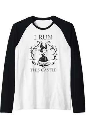 Disney Sleeping Beauty Maleficent I Run This Castle Raglan