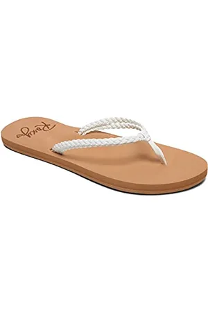 Roxy Damen Costas Sandale, White, 38 EU