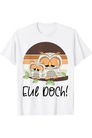 witzige und lustige Sprüche Eul Doch Eulen Spruch T-Shirt