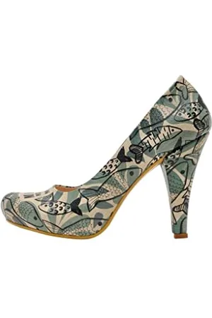 Dogo Damen High Heels Pumpe, Multicolor, 37 EU