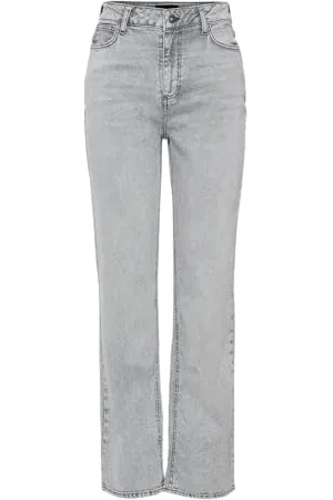 Pieces® Pckelly Hw Straight Jeans Lg Noos Bc