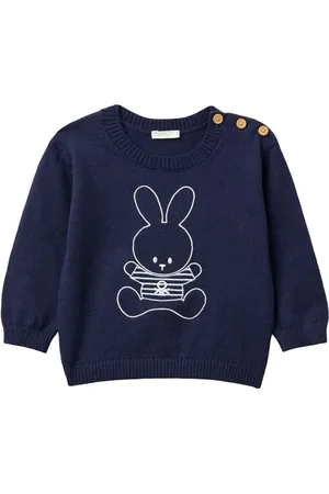 Benetton Unisex Baby Trikot G/C M/L 1znnb1011 Pullover, , 74 cm