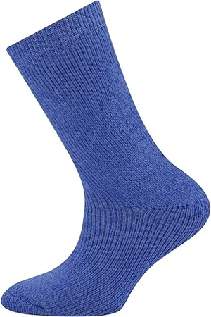 Ewers THERMO-Socken Blockringel, Gummistiefel-Socken für Jungen, Bio-Baumwolle, GOTS zertifiziert, MADE IN EUROPE, /Marineblau/Hellgrün, Größe 19-22