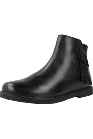 Geox J Shawntel Girl Ankle Boot, Black, 36 EU