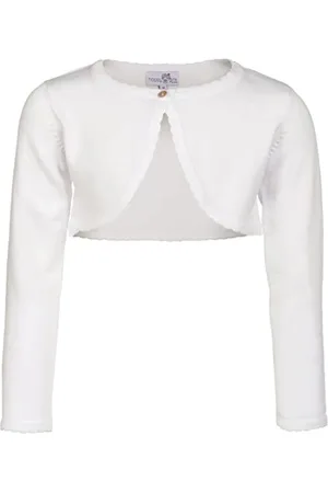 happy girls Mädchen Strickjacke Basic Bolero, Einfarbig, Gr. 152