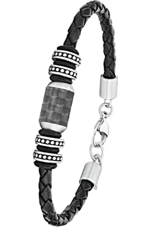 QS by s.Oliver Identarmband Edelstahl Herren Armschmuck, Silber, Kommt in Schmuck Geschenk Box