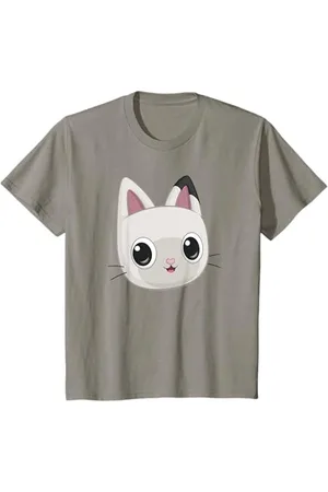 Gabbys Dollhouse Kinder Pandy Paws Big Face T-Shirt