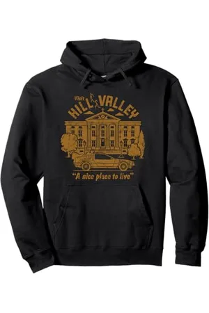 Back To The Future Visit Hill Valley A Nice Place To Live Pullover Hoodie
