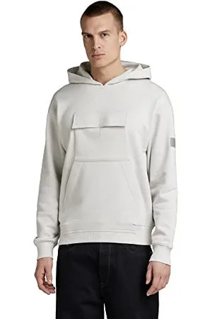 G-Star RAW Herren Double Pocket Loose Hooded Sweatshirt, , L