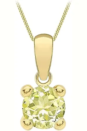 Amazon Halskette mit Anhänger aus 9-karätigem Gold mit Geburtsstein für August (ehemals Amazon Collection)