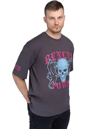 Benlee Rocky Marciano BENLEE Herren T-Shirt Oversize Pantera Anthracite/Magenta/Sky Blue XL