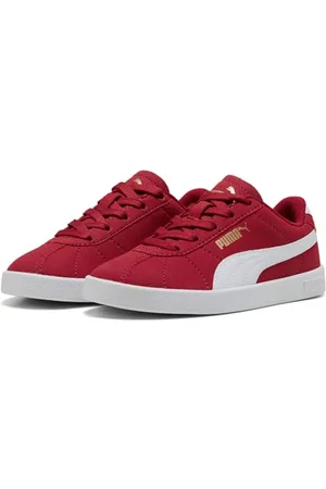 PUMA Club II PS Sneaker, Dark Crimson White Gold, 31 EU