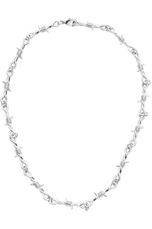 Urban classics Barbed Wire Necklace one size