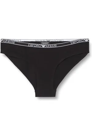 Emporio Armani Damen Essential Studs Logo 2-Pack Brief Unterwäsche, , XS