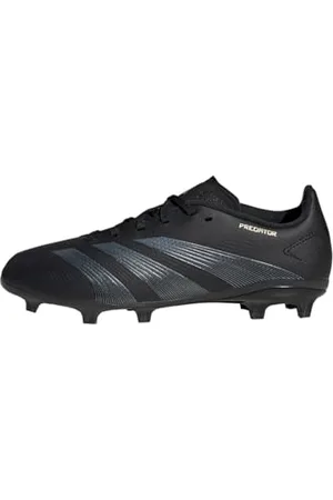 adidas Unisex Predator League J Football Boots Firm Ground Fußballschuhe, Core Black/Carbon/Gold Metallic, 32 EU