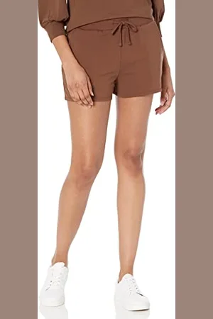 THE DROP Damen Elaina Sweatshort French Terry zum Überziehen, , Small