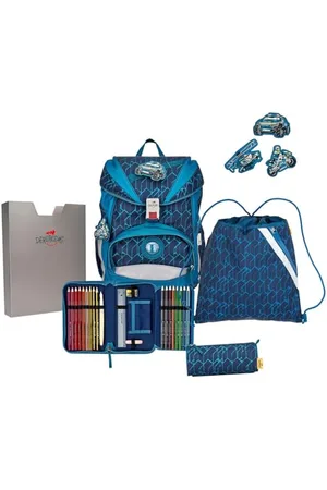 DERDIEDAS DER DIE DAS leichter Schulrucksack, ErgoFlex Set 5-teilig, ca. 22 l Volumen, ca. 800 g Gewicht