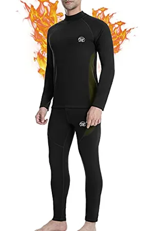MEETWEE Thermounterwäsche Herren Atmungsaktiv Männer Thermo Funktionswäsche Winter Skiunterwäsche Unterwäsche Thermounterhemd Thermounterhose Base Layer Ski Winter Sport