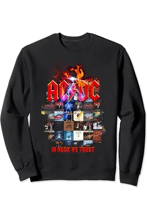 AC/DC Rock Music Band In Rock We Trust Album Covers Sweatshirt