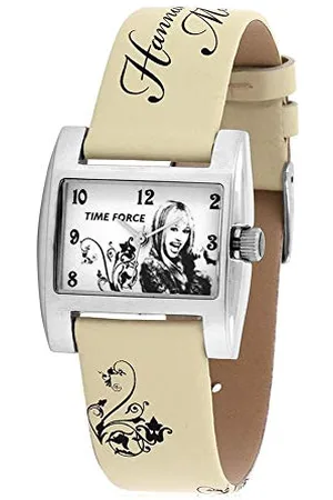 TIME FORCE Jungen Analog Quarz Uhr mit Leder Armband HM1008