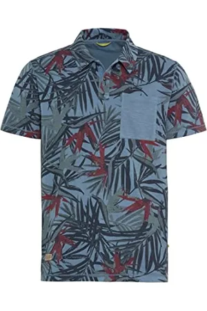 Camel Active Herren Kurzarm Poloshirt mit Allover-Print Menswear-XL