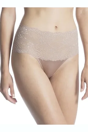 Calida Damen Sensual Secrets Brief Highwaist Panties, Almondine, 48-50 EU
