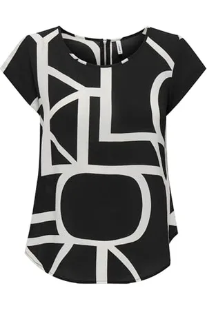 ONLY Damen Onlvic S/S AOP Top Noos Ptm, , 42