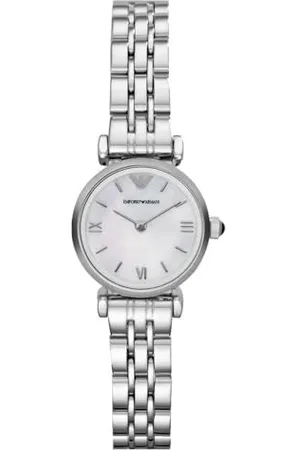 Emporio Armani Damen Analog Quarz Uhr mit Edelstahl Armband AR1763