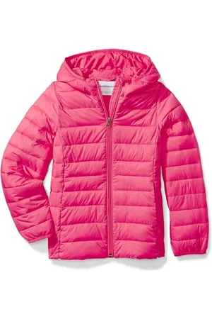 Amazon Mädchen Leichte, Wasserabweisende, verstaubare Kapuzenjacke, , 5 Jahre