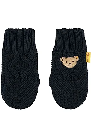 Steiff Jungen Handschuhe, Navy, 40