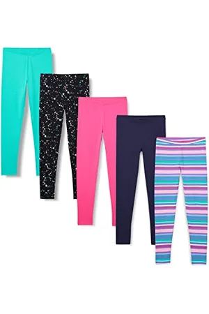 Amazon Mädchen Leggings, 5er-Pack, , 9 Jahre
