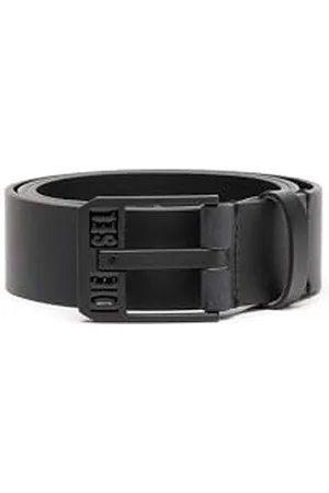 Diesel _LOGO BLUESTAR II BELT_APPAREL_BELT_Schwarz/Schwarz_80