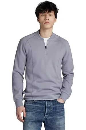 G-Star RAW Herren Jirgi Half Zip Slim Tweeter, , L