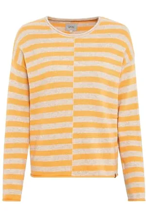 Camel Active Damen Strickpullover mit Streifenmuster Womenswear-M