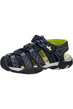 LICO Unisex Kinder Navin V Sportsandale, marine/lemon, 39 EU