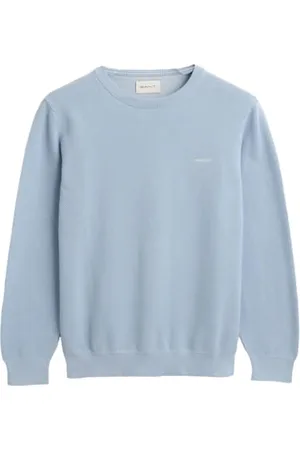 GANT Herren Cotton Pique C-Neck Pullover, , XXXL