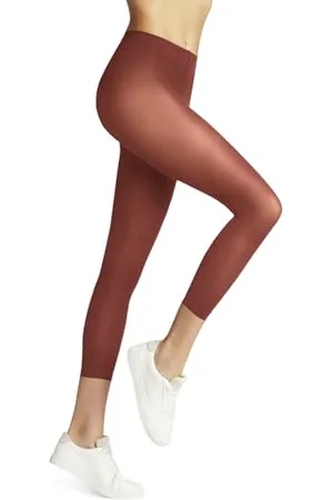 Falke Damen Leggings Pure Matt 50 DEN Capri W Le halb-blickdicht einfarbig 1 Stück, , S