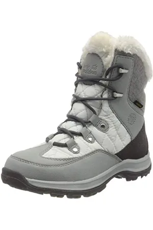 Jack Wolfskin Damen Aspen Texapore MID W Schneestiefel, White/Silver, 36 EU