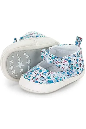 Sterntaler Baby-Schuh, Baby Mädchen Stiefel, Blau (Samtblau 399), 19/20 EU (9-12 Months Baby UK)