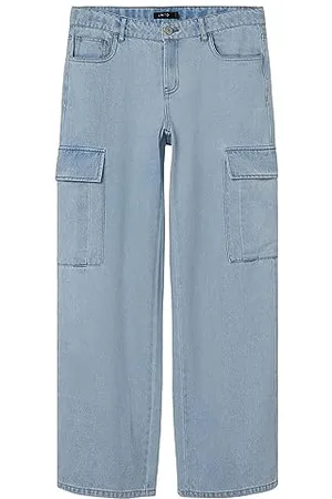 NAME IT Mädchen NLFTARTIZZA DNM LW Wide Cargo Pant NOOS Cargohose, , 146