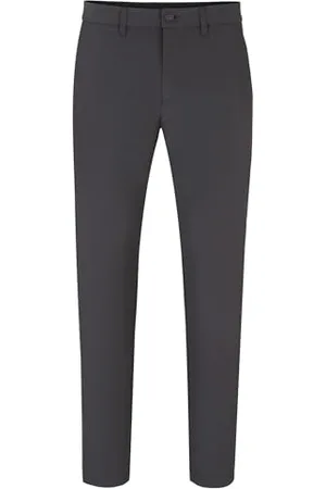 HUGO BOSS Herren T_Commuter-Slim Trousers Flat Packed, Dark Grey, 54 EU