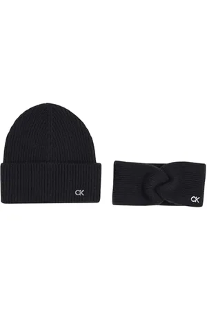 Calvin Klein CK METAL BEANIE & HEADBAND Geschenkpackung Damen, , OS