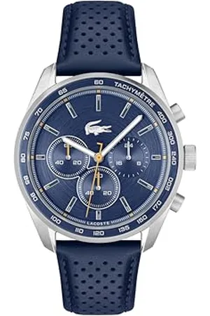 Lacoste Chronograph Quarz Uhr für Herren Kollektion Boston mit Lederarmband Lederarmband - 2011344