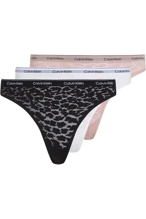 Calvin Klein Damen 3er Pack Slips Bikini Form Stretch