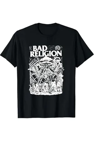 Bad Religion – Offizielles Lizenzprodukt – Wasteland T-Shirt in , Unisex, Größe S, Klassische Passform, Halbarm, Rundhals-Ausschnitt, 100% Baumwolle, Importiert