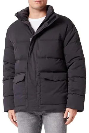 Replay Herren Jacke Winterjacke mit Kapuze, (Schwarz), XS